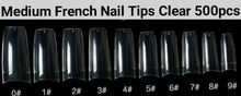Load image into Gallery viewer, Nail Tips 500 pieces in a bag
