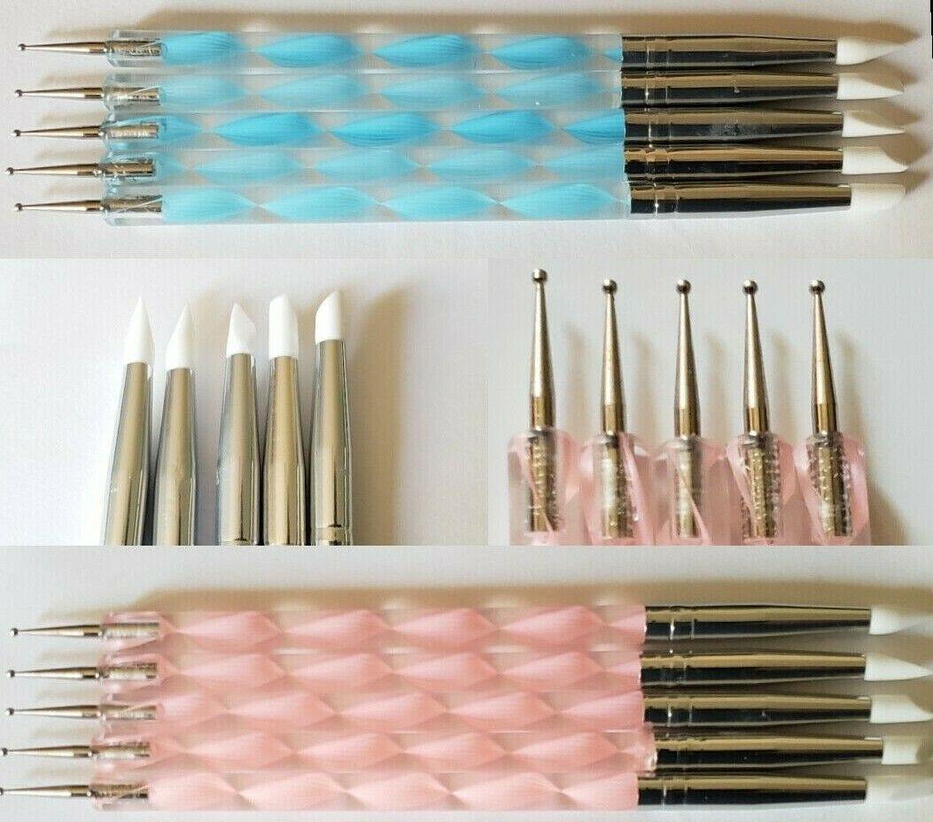 Nail Art Silicone Tip Pen Brushes-jargod