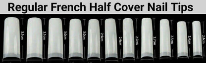 French Nail Tips Artificial False French Nail Tips 500pcs - JARGOD