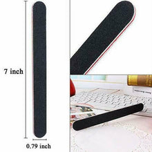 Load image into Gallery viewer, Pro Double Sided Manicure Nail File Emery Boards #100 #180 Packs of 10
